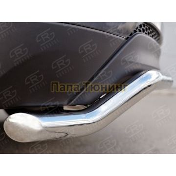 Защита заднего бампера волна d57 РусСталь для Hyundai Tucson 2015-