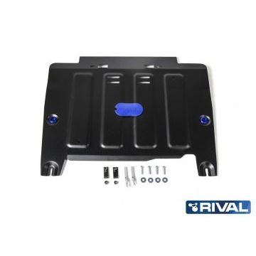 Защита картера и КПП Rival для 2,0 АКПП сталь 2 мм на передний привод для Dongfeng AX7 2017-