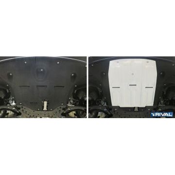 Защита картера и КПП Rival для 1,6/1,6T/2,0/2,0D алюминий 4 мм для Hyundai Tucson/Kia Sportage 2015-