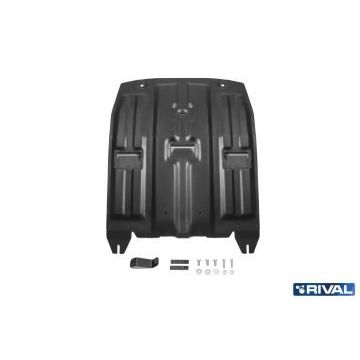 Защита картера и КПП Rival для 1,6/1,6T/2,0/2,0D сталь 2 мм для Hyundai Tucson/Kia Sportage 2015-