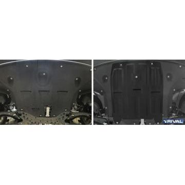 Защита картера и КПП Rival для 1,6/1,6T/2,0/2,0D сталь 2 мм для Hyundai Tucson/Kia Sportage 2015-