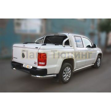 Защита задняя уголки 76 мм ALFeco для Volkswagen Amarok 2010-2016