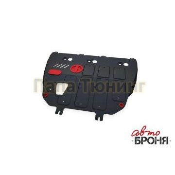 Защита картера + КПП сталь 2 мм АвтоБРОНЯ для Dongfeng H30 Cross, V - 1.6 2014-/Dongfeng S30, V - 1.6 2013-2017