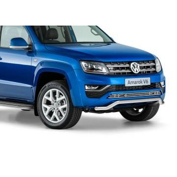 Защита передняя волна 57 мм Rival для Volkswagen Amarok 2016-