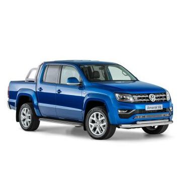 Защита передняя двойная 76-57 мм Rival для Volkswagen Amarok 2016-