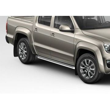 Защита штатных порогов 76 мм Rival для Volkswagen Amarok 2016-