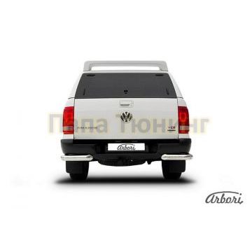 Защита задняя уголки 76 мм Slitkoff для Volkswagen Amarok 2010-2016 Защита задняя уголки 76 мм Slitkoff для Volkswagen Amarok 2010-2016