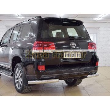 Защита задняя уголки d76 РусСталь для Toyota LC 200 Executive 2016-