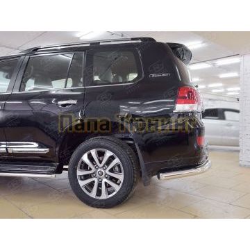 Защита задняя уголки d76 РусСталь для Toyota LC 200 Executive 2016-