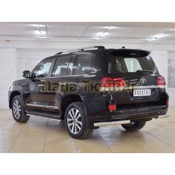 Защита задняя уголки d76 РусСталь для Toyota LC 200 Executive 2016-