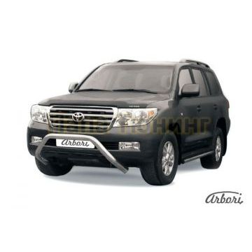 Кенгурин низкий широкий мини 76 мм Slitkoff для Toyota Land Cruiser 200 2007-2011 Кенгурин низкий широкий мини 76 мм Slitkoff для Toyota Land Cruiser 200 2007-2011