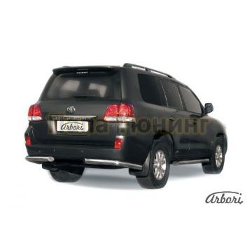 Защита задняя уголки 76 мм Slitkoff для Toyota Land Cruiser 200 2007-2011 Защита задняя уголки 76 мм Slitkoff для Toyota Land Cruiser 200 2007-2011