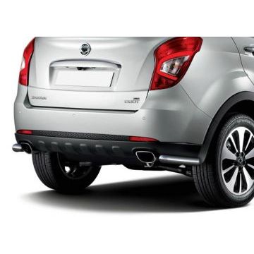 Защита задняя уголки 57 мм Rival для SsangYong Actyon 2010-