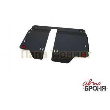 Защита картера + КПП сталь АвтоБроня для FAW V2, V - 1.3 2012-2016/FAW V2, V - 1.3 2012-2016