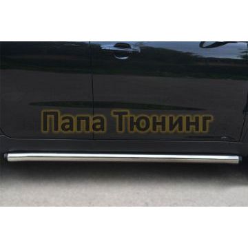 Пороги труба d57 вариант 2 РусСталь для Ssangyong Actyon 2010-2013