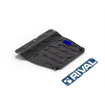 Защита картера и КПП Rival сталь 2 мм для SsangYong Actyon 2010-