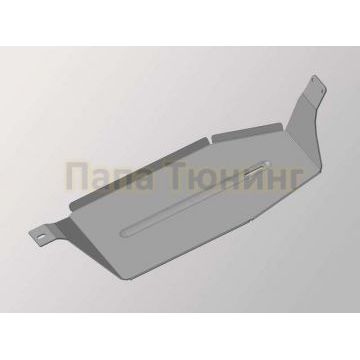 Защита бака правая (алюминий) 4мм ТСС для SsangYong Actyon 2010- Защита бака правая (алюминий) 4мм ТСС для SsangYong Actyon 2010-