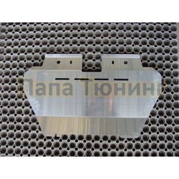 Защита радиатора (алюминий) 4мм ТСС для Nissan Patrol 2010-