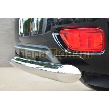 Защита заднего бампера d76 РусСталь для Nissan Patrol 2014-