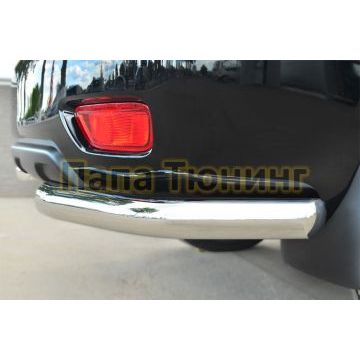 Защита задняя уголки d76 РусСталь для Nissan Patrol 2014-