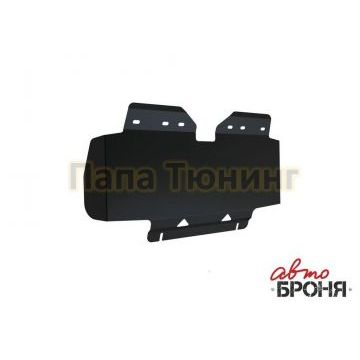 Защита радиатора сталь АвтоБроня для Nissan Patrol, V - 5.6 2010-2019