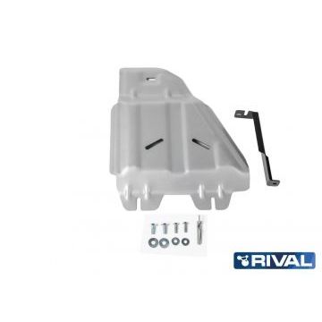 Защита РК алюминий 4 мм RIVAL для Lexus LX, V - 4.5d; 5.7 2015-/Lexus LX, V - 5.7 2008-2015/Toyota Land Cruiser 200, V - 4.5d; 4.6 2015-2021/Toyota Land Cruiser 200, V - 4.5d; 4.7 2007-2015