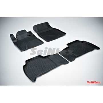 Коврики салона резиновые Seintex с бортиком для Lexus LX-570 2007-2012 Коврики салона резиновые Seintex с бортиком для Lexus LX-570 2007-2012