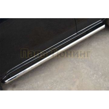 Пороги труба d57 вариант 1 РусСталь для Toyota RAV4 2010-2013
