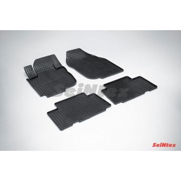 Коврики резиновые Seintex с рисунком Сетка для Toyota RAV4 2006-2013