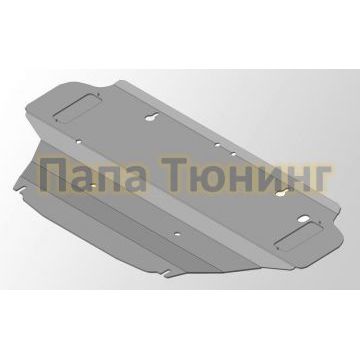 Защита картера (алюминий) 4мм ТСС для Infiniti FX35 2008-2013/Infiniti QX70 2013-2019