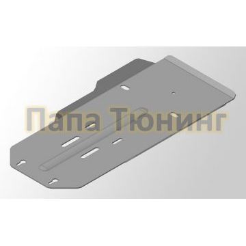 Защита КПП и раздатки (алюминий) 4мм ТСС для Infiniti FX35 2008-2013 (кроме 5.0)/Infiniti QX70 2013-2019