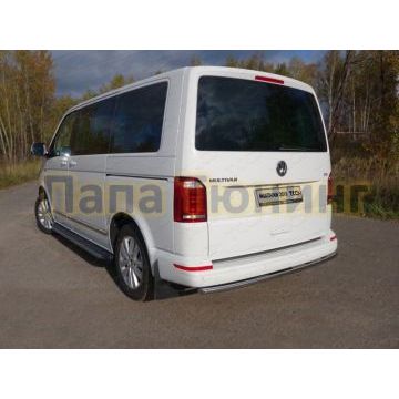 Защита заднего бампера 42 мм ТСС для Volkswagen Multivan T6 2015- Защита заднего бампера 42 мм ТСС для Volkswagen Multivan T6 2015-