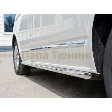 Порог труба d42 правый РусСталь для Volkswagen Caravelle/Multivan/Transporter 2015-