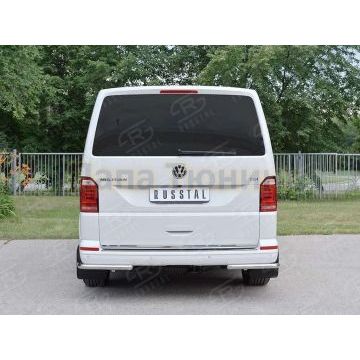 Защита задняя уголки d42 РусСталь для Volkswagen Caravelle/Multivan/Transporter 2015-