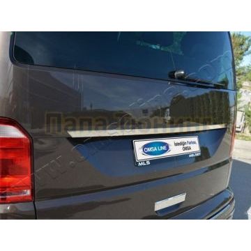 Накладка над номером на крышку багажника Omsa_Line для Volkswagen T6 Multivan/T6 Transporter/Caravelle 2015-2019