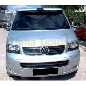 Дефлектор лобового стекла с установкой на герметик под покраску Omsa_Line для Volkswagen Caravelle/Multivan/Transporter 2003-2019