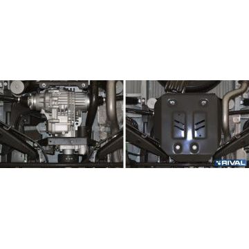 Защита редуктора Rival сталь 2 мм для Volkswagen Multivan, V - 2.0d; 2.0; полный привод 2003-