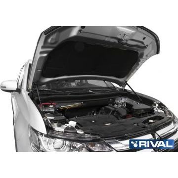 Упоры капота Rival 2 штуки для Mitsubishi Outlander 2012-
