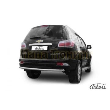 Защита заднего бампера 57 мм Slitkoff для Chevrolet TrailBlazer 2013-2016 Защита заднего бампера 57 мм Slitkoff для Chevrolet TrailBlazer 2013-2016