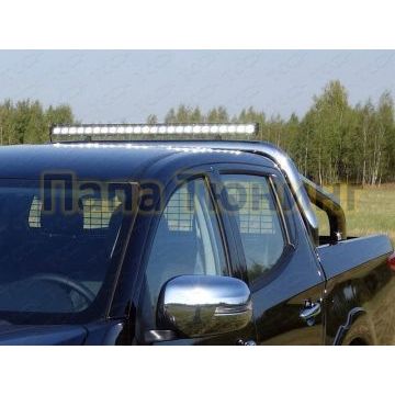 Защита кузова и заднего стекла со светодиодной фарой 76 мм ТСС для Fiat Fullback 2016- Защита кузова и заднего стекла со светодиодной фарой 76 мм ТСС для Fiat Fullback 2016-