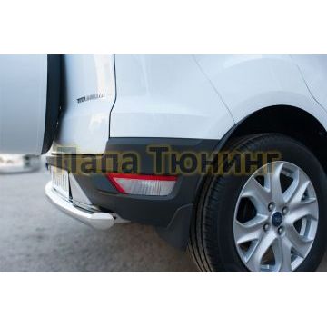 Защита заднего бампера d57 дуга РусСталь для Ford EcoSport 2014-