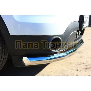 Защита переднего бампера d76 секции РусСталь для Ford Explorer 2011-2015