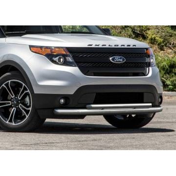 Защита передняя двойная 76-57 мм Rival для Ford Explorer 2011-2015