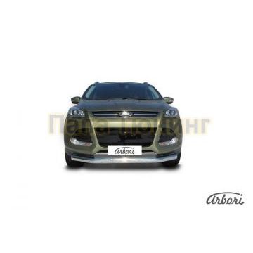 Защита переднего бампера 76 мм Slitkoff для Ford Kuga 2013- Защита переднего бампера 76 мм Slitkoff для Ford Kuga 2013-