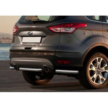 Защита задняя уголки 57 мм Rival для Ford Kuga 2013-