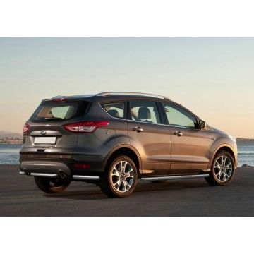 Защита задняя уголки 57 мм Rival для Ford Kuga 2013-
