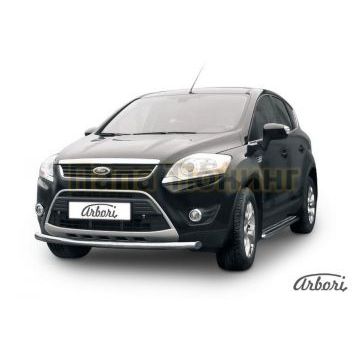 Защита переднего бампера 57 мм Slitkoff для Ford Kuga 2008-2013 Защита переднего бампера 57 мм Slitkoff для Ford Kuga 2008-2013