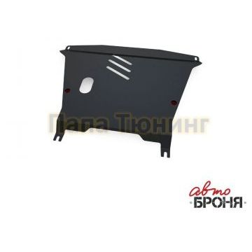 Защита картера и КПП Автоброня для 1,1 и 1,2 сталь 2 мм для Fiat Panda 2003-2012