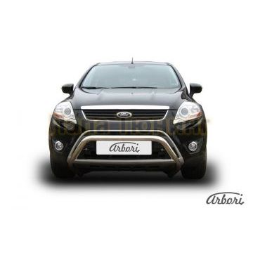 Кенгурин низкий с перемычкой 57 мм Slitkoff для Ford Kuga 2008-2013 Кенгурин низкий с перемычкой 57 мм Slitkoff для Ford Kuga 2008-2013