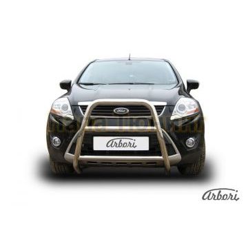 Кенгурин высокий с двумя перемычками 57 мм Slitkoff для Ford Kuga 2008-2013 Кенгурин высокий с двумя перемычками 57 мм Slitkoff для Ford Kuga 2008-2013